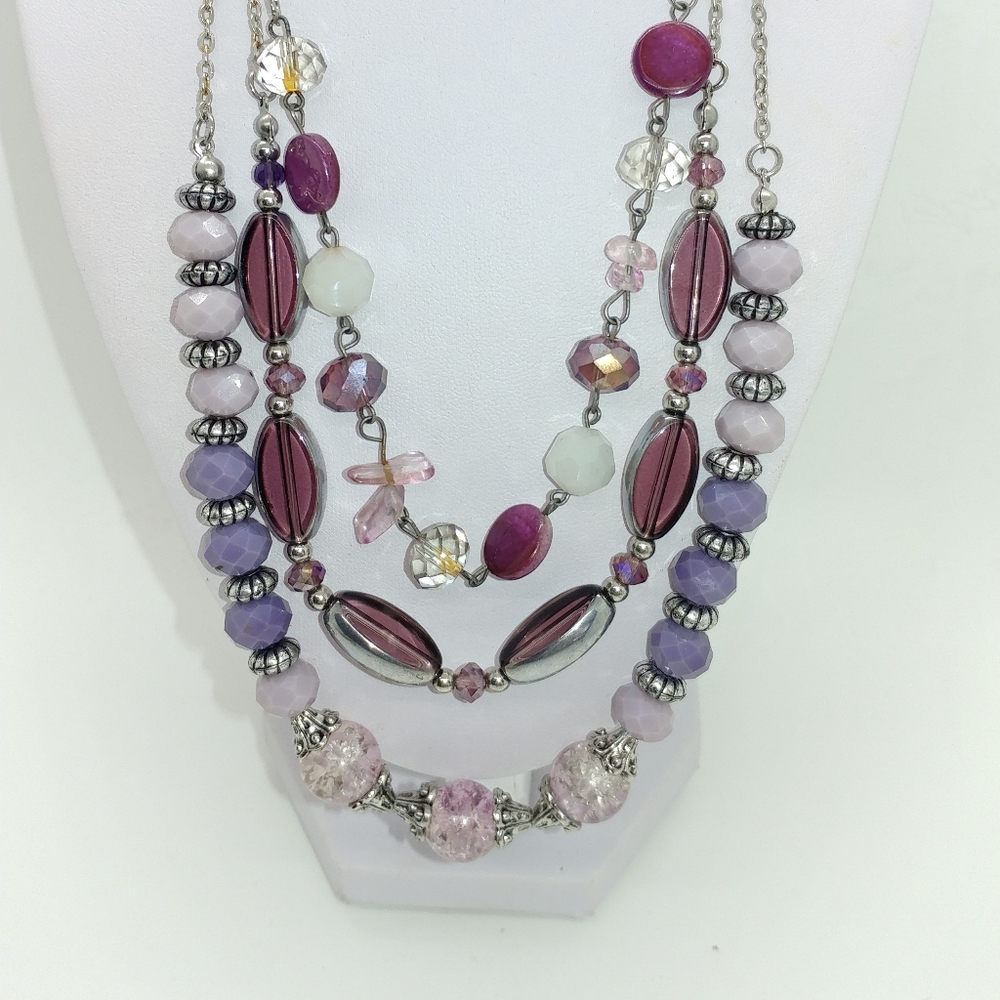 3 necklace's that can be worn 7 different ways.